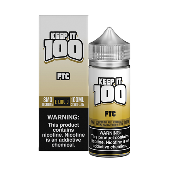 FTC (Krunch) by Keep It 100 Tobacco-Free Nicotine Series 100mL with Packaging