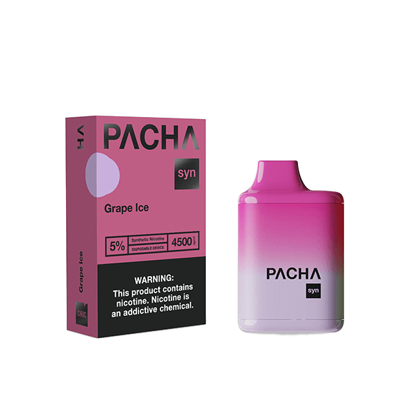 Charlies – Pachamama Syn Disposable | 4500 Puffs | 12mL Grape Ice