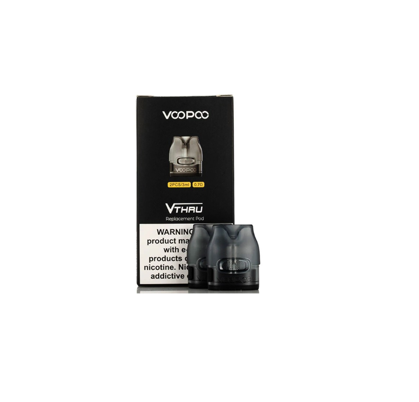 Voopoo VMate V2 Replacement Pod 3mL 2-Pack 0.7ohm with packaging