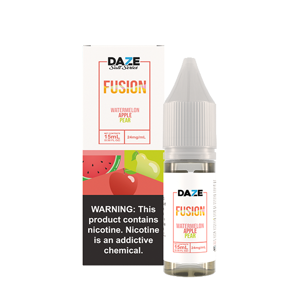 7Daze Reds Salt Series E-Liquid 15mL (Salt Nic) Watermelon Apple Pear	