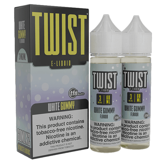 White Gummy by Twist TFN Series (x2 60mL) with Packaging