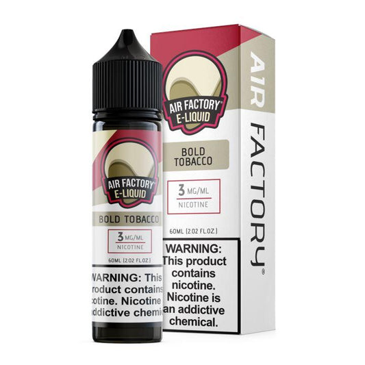 Bold Tobacco by Air Factory E-Juice 60mL with Packaging