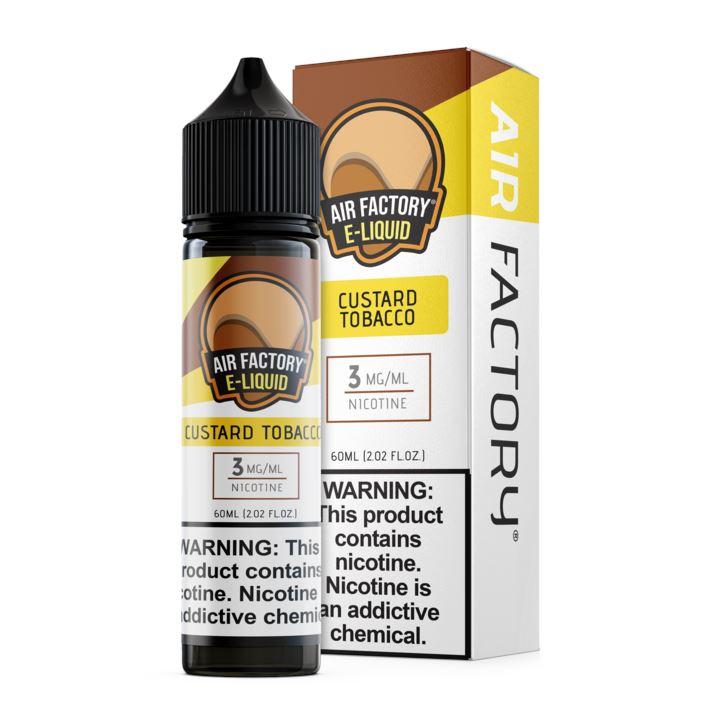 Custard Tobacco by Air Factory E-Juice 60mL with Packaging