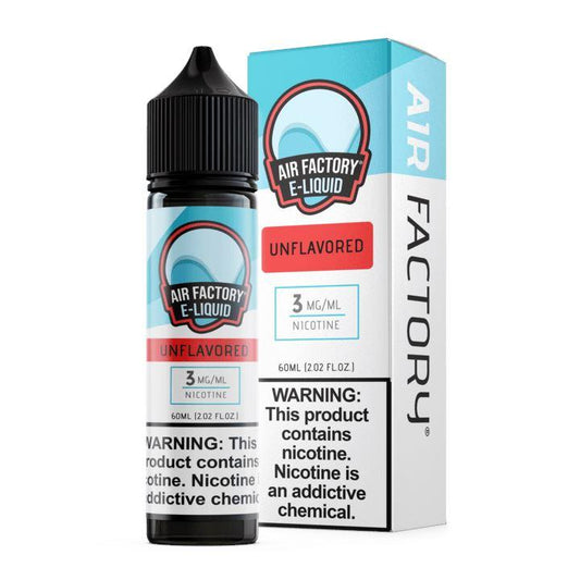 Unflavored by Air Factory E-Juice 60mL with Packaging