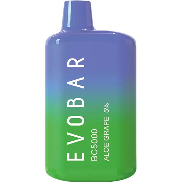 Evo Bar Disposable ET/BC5000 | 5000 Puff | 13mL | 5% Aloe Grape