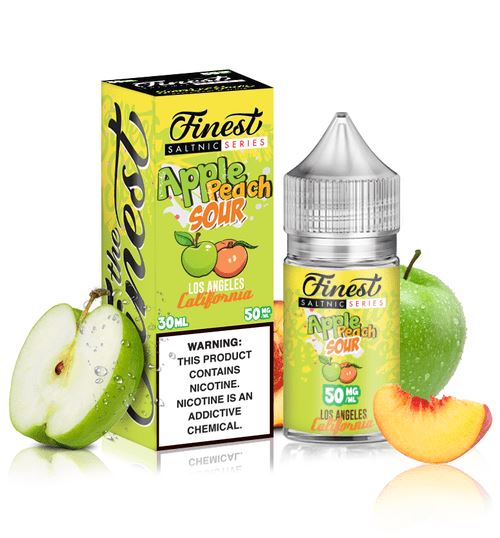 Apple Peach Sour by Finest SaltNic Series 30mL with Packaging