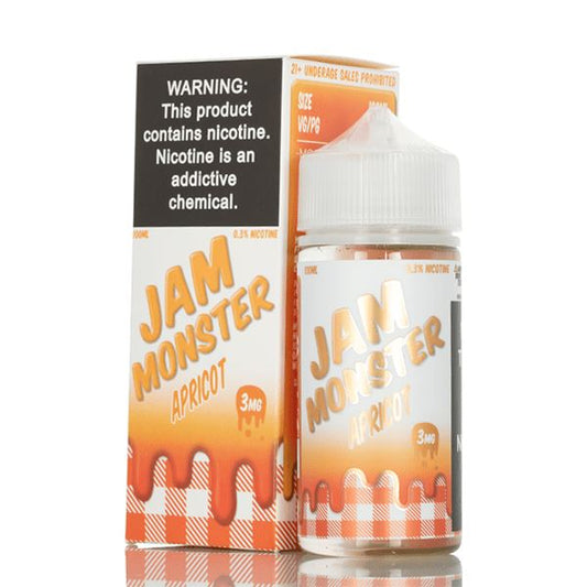Apricot by Jam Monster 100mL with Packaging
