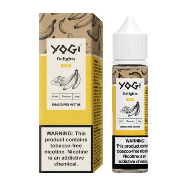 Banana Ice by Yogi Delights Tobacco-Free Nicotine Series 60mL with Packaging