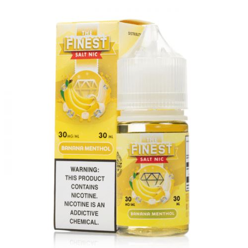 Banana Menthol by Finest SaltNic Series 30mL with Packaging