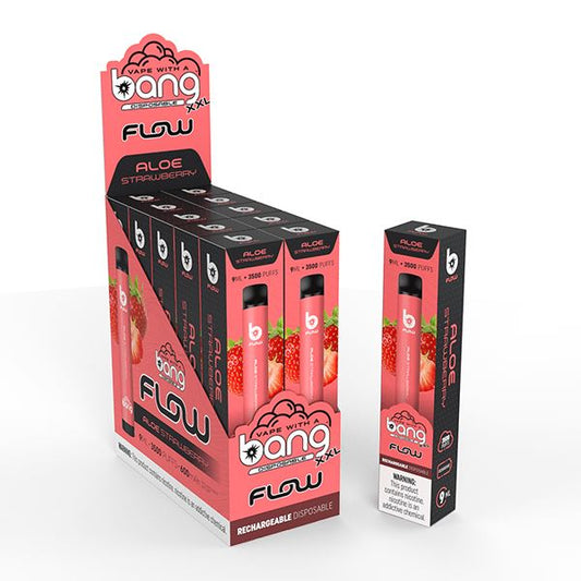 Bang XXL Flow Disposable 3500 Puffs 9mL Aloe Strawberry Packaging