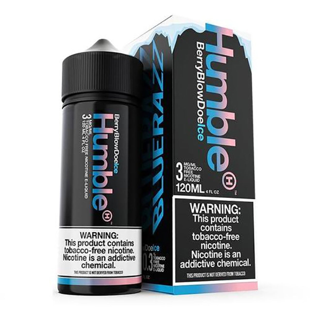 Berry Blow Doe Ice Tobacco-Free Nicotine By Humble 120ML with Packaging