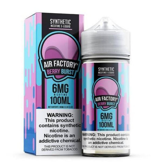 Berry Burst by Air Factory Tobacco-Free Nicotine Series 100mL with Packaging