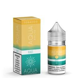 Blast New Menthol By Aqua Tobacco Salt E-Liquid 30mL with Packaging
