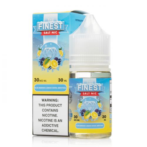 Blue Berries Lemon Swirl Menthol by Finest SaltNic Series 30mL with Packaging
