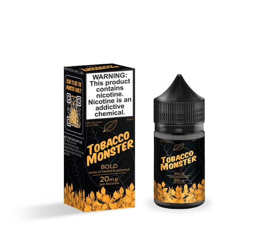 Bold by Tobacco Monster Salt Series 30mL with Packaging