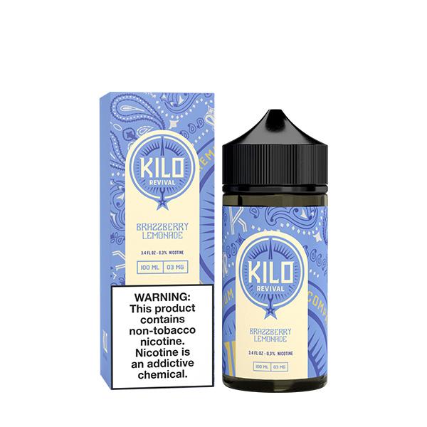 Brazzberry Lemonade by Kilo Revival Tobacco-Free Nicotine Series 100mL with Packaging