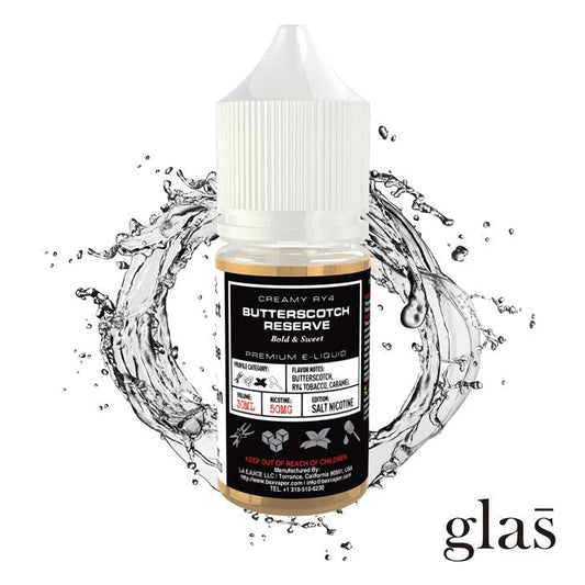 Butterscotch Grand Reserve by GLAS BSX Salt Tobacco-Free Nicotine Series 30mL Bottle