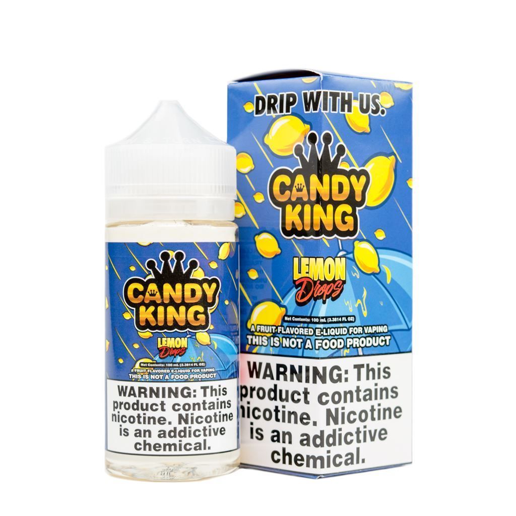 Lemon Drops by Candy King Series 100mL  with packaging