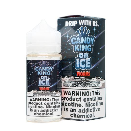 Worms Iced by Candy King Series 100mL with packaging