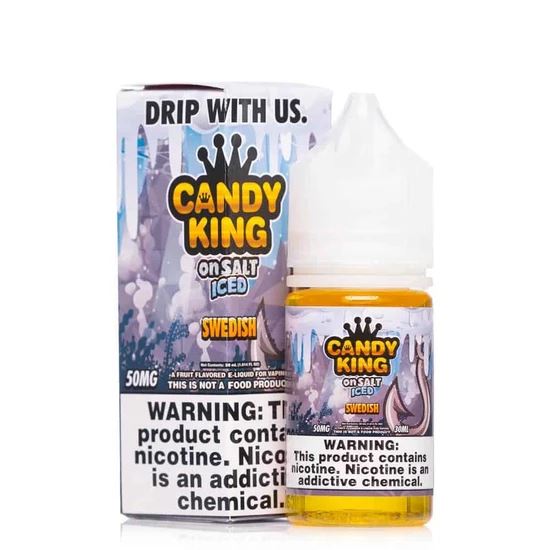 Swedish Iced by Candy King on Salt Series 30mL with Packaging