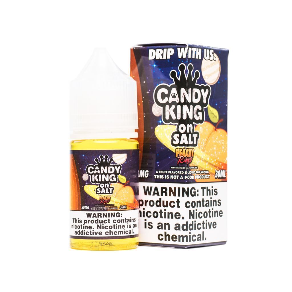 Peachy Rings by Candy King on Salt Series 30mL with Packaging