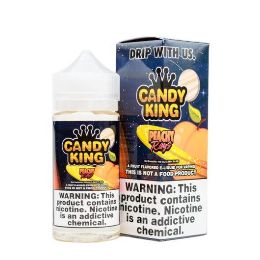 Peachy Rings by Candy King Series 100mL with packaging