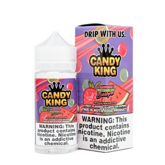 Strawberry Watermelon Bubblegum by Candy King Series 100mL with Packaging