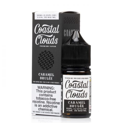 Caramel Brulee TF-Nic by Coastal Clouds Salt Series 30mL with Packaging