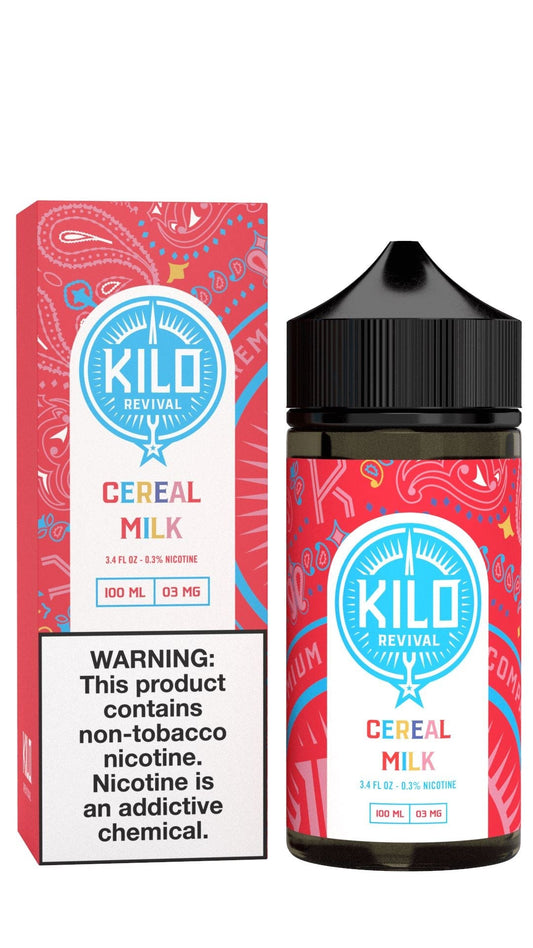 Cereal Milk by Kilo Revival Tobacco-Free Nicotine Series 100mL with Packaging