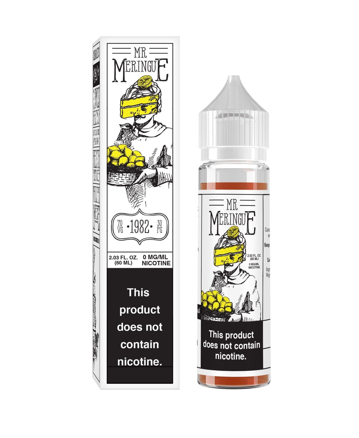 Mr. Meringue by Charlies Chalk Dust E-liquid 60mL with packaging
