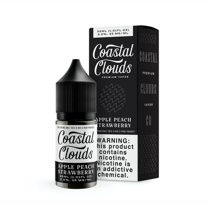 Apple Peach Strawberry by Coastal Clouds Salt 30mL with Packaging