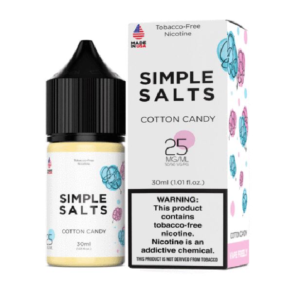 Cotton Candy by Simple Salts Series 30mL with Packaging