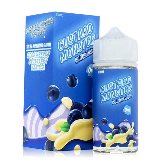 Blueberry by Custard Monster 100mL with Packaging