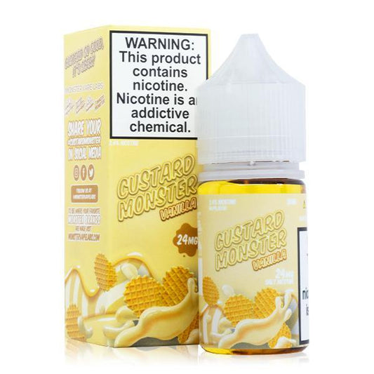 Vanilla by Custard Monster Salts 30mL with Packaging