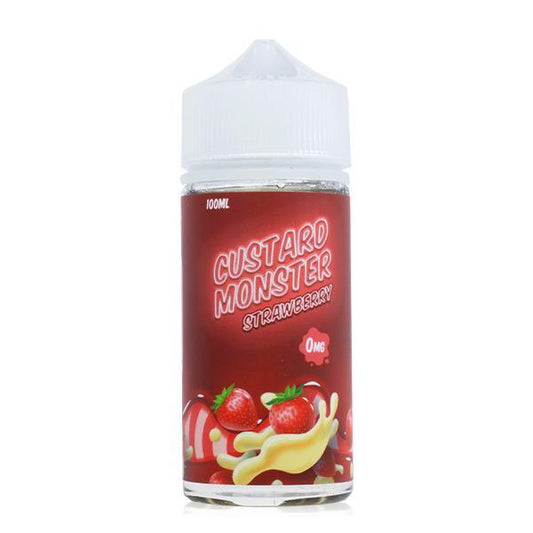 Strawberry by Custard Monster 100mL Bottle