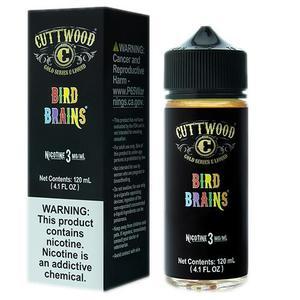 Bird Brains by Cuttwood E-Liquid 120m with Packaging