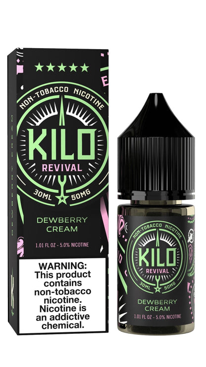 Dewberry Cream by Kilo Revival Tobacco-Free Nicotine Salt Series 30mL with Packaging
