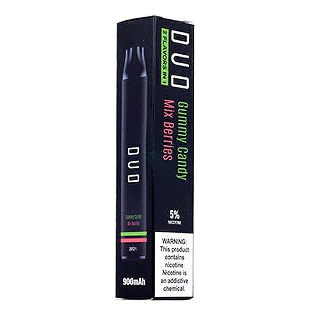 Duo Disposable | 1500 Puffs | 5mL Gummy Candy Mix Berries Packaging