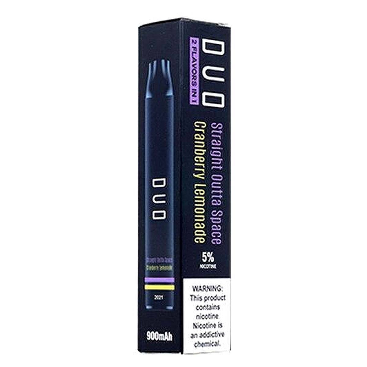 Duo Disposable | 1500 Puffs | 5mL Straight Outta Space Cranberry Lemonade Packaging