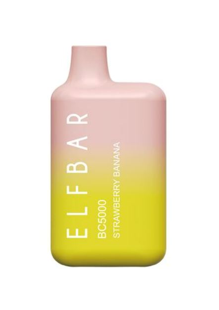Elf Bar BC5000 | MOQ 10pc | 5000 Puffs | 13mL Strawberry Banana
