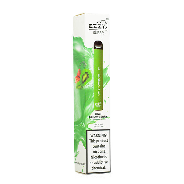 EZZY Super Disposable | 800 Puffs | 3.2mL Kiwi Strawberry Packaging