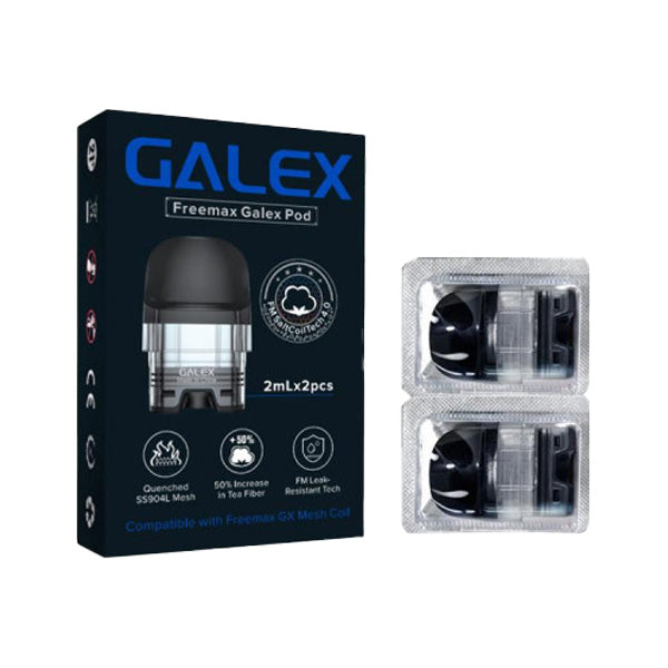 Freemax Galex Empty Replacement Pod 2-Pack with packaging