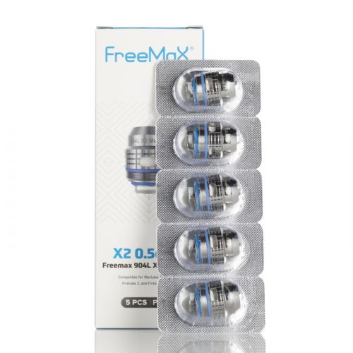FreeMaX Maxluke 904L X Replacement Coils x2 0.5ohm (5-Pack)
