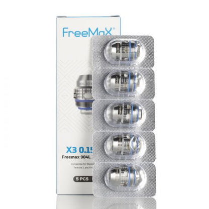 FreeMaX Maxluke 904L X Replacement Coils x3 0.15ohm(5-Pack)