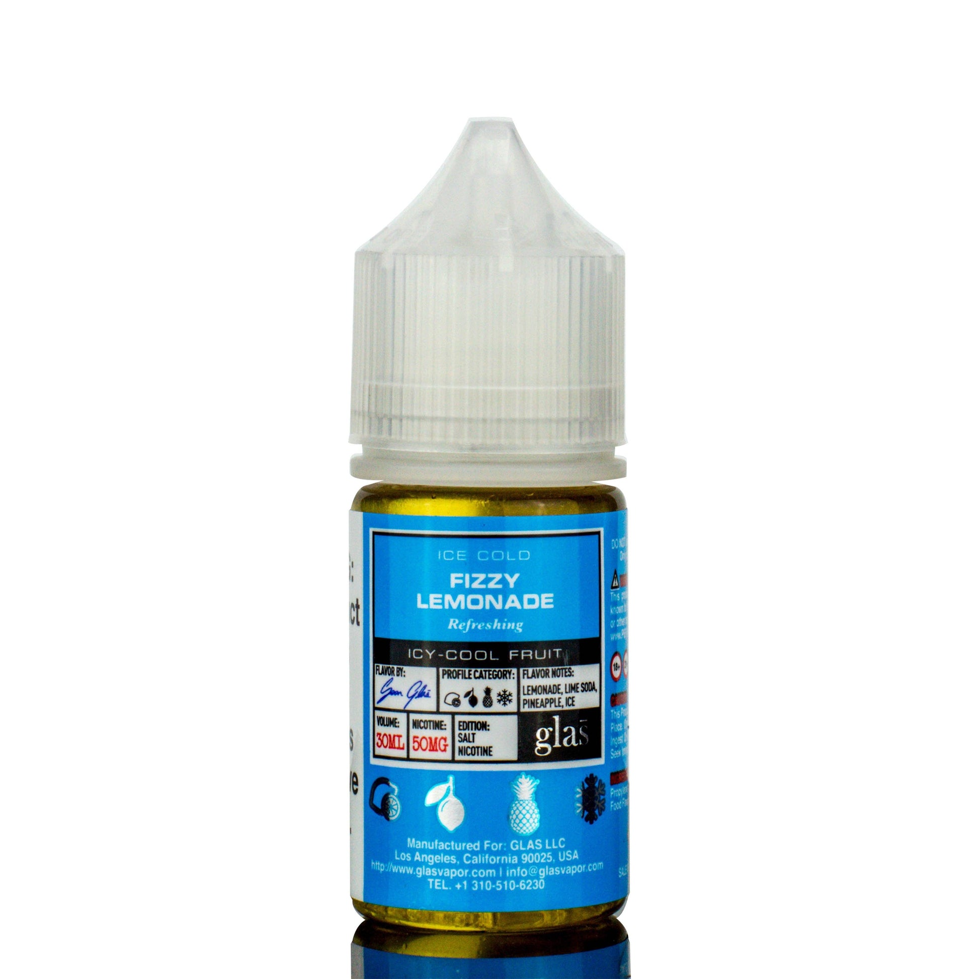 Fizzy Lemonade by GLAS BSX Salt Tobacco Free Nicotine Series 30mL Bottle