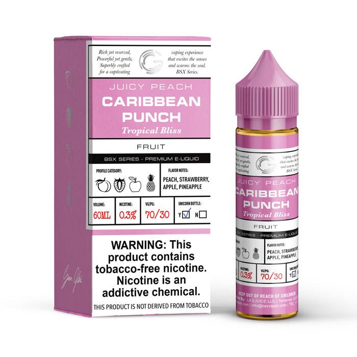 Caribbean Punch by GLAS BSX Tobacco-Free Nicotine Series 60mL with Packaging