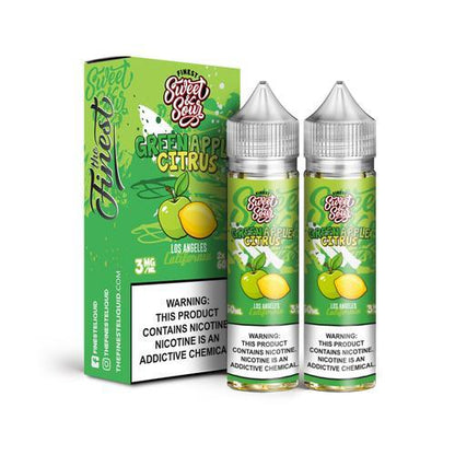 Green Apple Citrus by Finest Sweet & Sour Series 2x60mL with Packaging