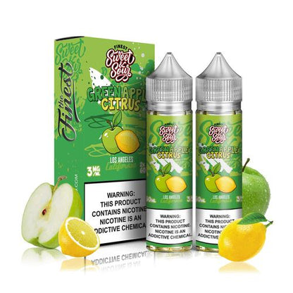 Green Apple Citrus by Finest Sweet & Sour Series 2x60mL with Packaging