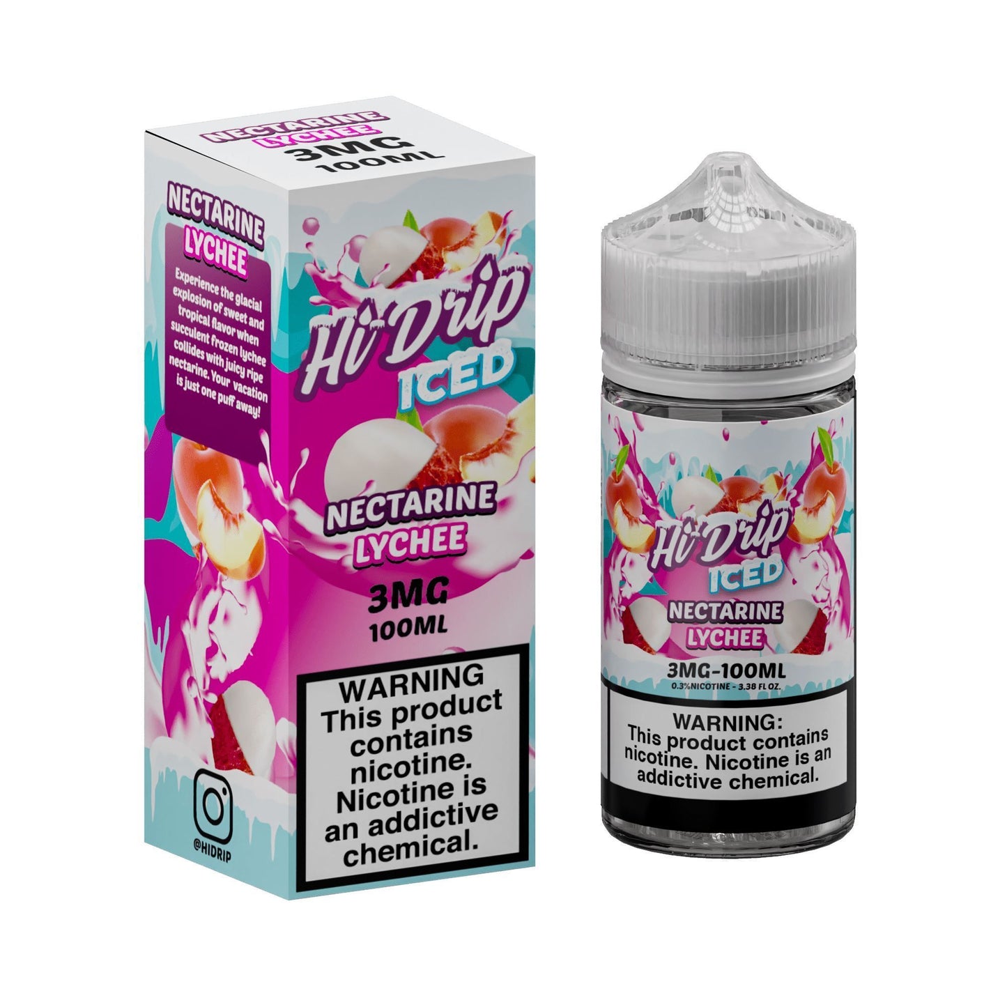 Nectarine Lychee Iced by Hi-Drip Series 100mL with Packaging