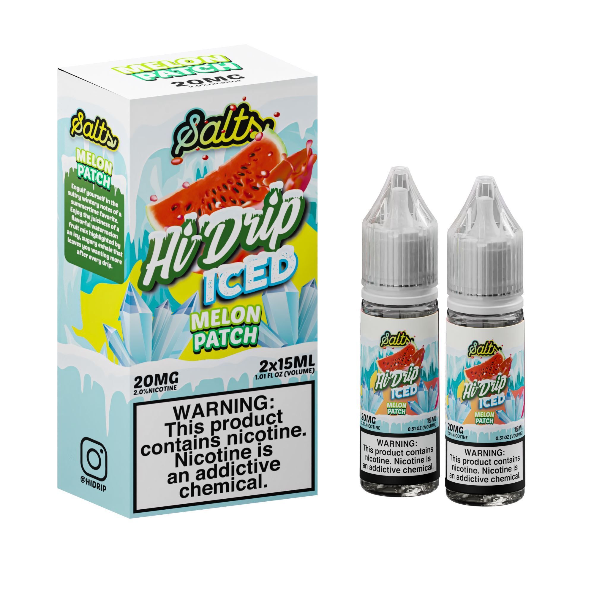 Iced Water Melons by Hi Drip Salts 30ml